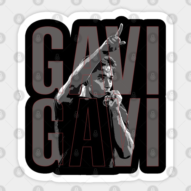 Gavi Sticker by StoneSoccer